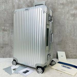 【極美品】RIMOWA リモワ TOPAS トパーズ E-Tag 電子タグ 68L 4輪 MW TSAロック オリジナル チェックインM アルミ スーツケース キャリー