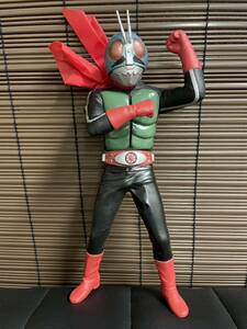 仮面ライダー　2号　絶版　レア　非売品　ソフビ　フィギュア　　　全高約25センチ　ビッグサイズ