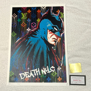 DEATH NYC バットマン BATMAN ルイヴィトン LOUISVUITTON マーベル 世界限定100枚 ポップアート アートポスター 現代アート KAWS Banksy