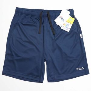 ●送料390円可能商品 フィラ FILA 新品 メンズ 吸水速乾 COOL 冷感 UVカット ハーフパンツ 紺 XLサイズ [412362-NV-LL] 一 四 参★QWER