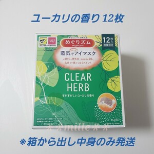 めぐりズム 12枚セット ユーカリの香り 蒸気でホットアイマスク めぐリズム 花王