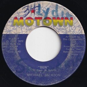 Michael Jackson Ben / You Can Cry On My Shoulder Motown US M 1207F 204252 SOUL ソウル レコード 7インチ 45