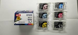 【未使用・推奨使用期限切れ】EPSON　エプソン　IC6CL32　6色パック　インクカートリッジ