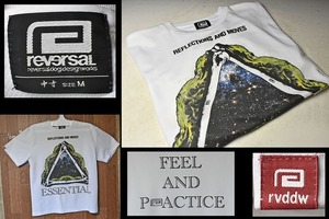 【リバーサルreversal】REFLECTIONS AND MOVES Tシャツ サイズ（M）ホワイト essential Feel and praction rvddw 格闘技ブランド