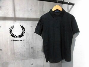 FRED PERRYフレッドペリー × AMERICAN RAG CIEアメリカンラグシー/FS1503/別注 ポロシャツ L/半袖シャツ/メンズ/杢ブラック系(チャコール)