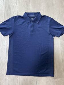 ユニクロ　ドライEXポロシャツ　2枚セット（紺色、パープル）　美品　