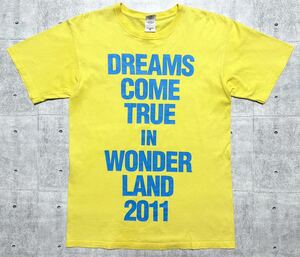 ドリームズ・カム・トゥルー ドリカム バンドTシャツ 九州 福岡　　ヤフージャパンドーム 2011 ツアーTシャツ DREAMS COME TRUE 早2538