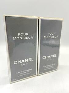 【未開封品】CHANEL シャネル　POUR　MONSIEUR　 EAU DE TOILETTE 75ml　香水 2点 Y321