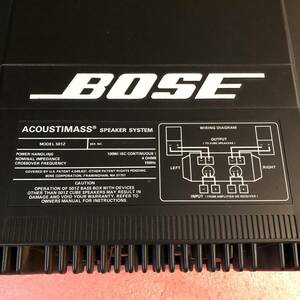 ジャンク BOSE ACOUSTIMASS SPEAKER SYSTEM MODEL 501Z アークティマス スピーカーシステム シャドーベースボックス ウーファー