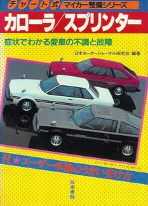 カローラ/スプリンター―症状でわかる愛車の不調と故障/TE71