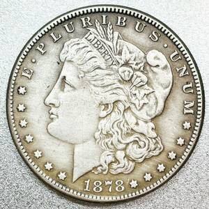 モルガン 1ドル銀貨 1878年 CC　レプリカコイン