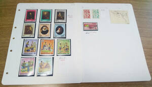 トーゴ共和国使用済み切手１４枚 長期保管品