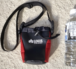 ロゴス ペットボトルホルダー ドリンクホルダー ショルダー 水筒 ボトルカバー 赤×黒 ツートン LOGOS 同梱可