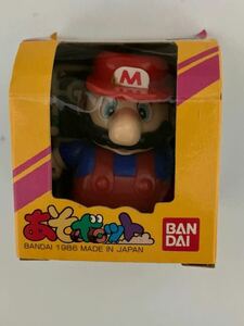あそボット　BANDAI バンダイ　1986年　MADEIN JAPAN スーパーマリオブラザーズ　任天堂　Nintendo マリオ　未使用　長期自宅保管品