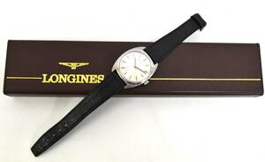 LONGINES ロンジン L7 641995 メンズ 手巻き SS プラスチック風防 腕時計 アンティーク 純正尾錠