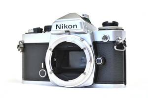 【美品】Nikon ニコンFE シルバー　清掃・整備・モルト交換済　電池付きでこのまま使える状態良好品