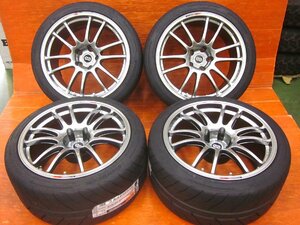 【Y4】エンケイ ENKEI GTC01 18インチ 10.0J +22 PCD114.3 5H Hankook ventus R-S4 Z232 265/35R18 97W(新品) BNR32/BCNR33/BNR34 GT-Rなど