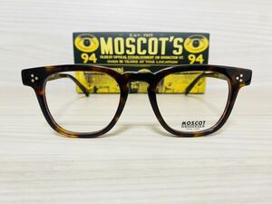 MOSCOT モスコット★メガネフレーム★DUDEL★伊達眼鏡 ウェリントン 鼈甲柄★未使用 美品★