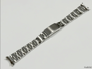 ラグ幅:17ｍｍ メタルブレス 腕時計ベルト ブレスレット ヘアライン [ロレックス ROLEX 対応] ステンレス 腕時計用バンド