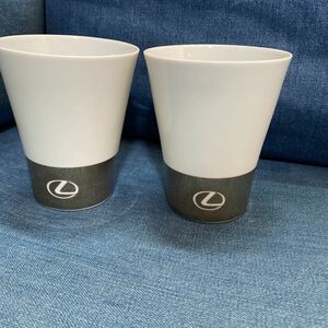 未使用 レクサス オリジナル フリーカップ ペアセット タンブラー カップ 2個セット LEXES 陶器製