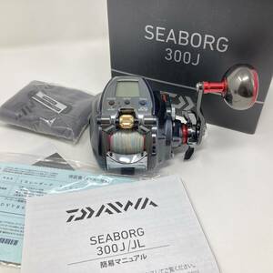 【1円～ ジャンク扱い】ダイワ 18 SEABORG 300J シーボーグ 電動リール 動作確認済み DAIWA 船用 箱 説明書 袋 船用 動作確認済み