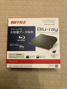 ポータブルブルーレイドライブ バッファロー BRXL-PTV6U3-BKB 1回使用