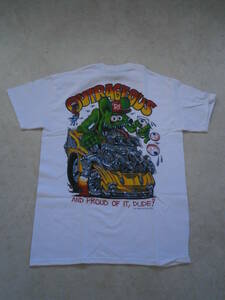 ☆ラットフィンク　RATFINK 正規品　海外限定　Tシャツ　アメ車　キャデラック！USDM!JDM!BOMB！KUSTOM！LOWRIDER！HOTROD！ムーンアイズ！