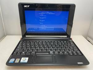 Acer Aspire one◇Atom◇ミニノートパソコン◇純正ACアダプター◇動作ok◇初期化済み【ZG5】