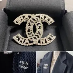 新品未使用☆CHANEL ブローチ シルバー CCマーク