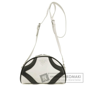 PRADA プラダ 1BH140 ボウリング ショルダーバッグ レザー レディース 中古