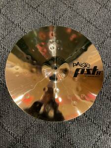 ③PAISTE pst8 16インチクラッシュ割れシンバルリペア品 