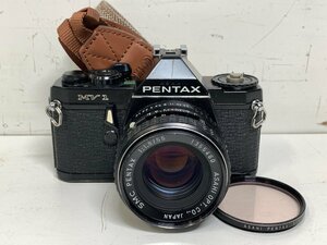 【ジャンク】PENTAX MV1／SMC 55mm F1.8 ペンタックス フィルム一眼レフカメラ 単焦点MF標準レンズ □