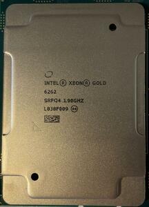 Intel Xeon Gold 6262 SRF8E 24C 1.9GHz 3.6GHz 33MB 135W LGA3647 DDR4-2400