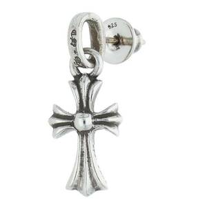 クロムハーツ Chrome Hearts BBY F PPRCHN/ベイビーファットドロップ シルバーピアス 中古 SS13