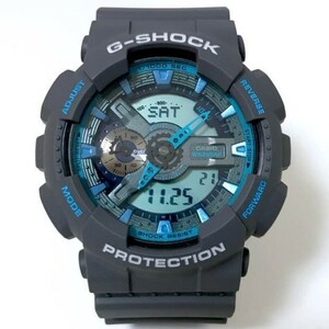 【カシオ】 ジーショック 新品 腕時計 グレー 未使用品 GA-110TS-8A2JF CASIO 男性 メンズ
