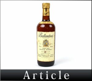 177887古酒〇未開栓 バランタイン 30年 ベリーオールド スコッチ ウイスキー Ballantine’s AGED 30 YEARS SCOTCH 750ml 43%/ A