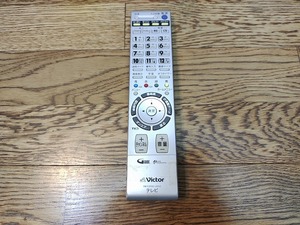 (s109k）純正 ビクター Victor テレビ用リモコン RM-C2100 LH/LC 部品パーツ用 中古 ジャンク