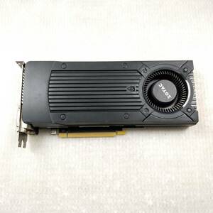 【中古パーツ】ZOTAC GTX970 4GB 256BIT DDR5 DP/HDMI/DVI グラフィックポード /ビデオカード PCI-E ■XK782-3