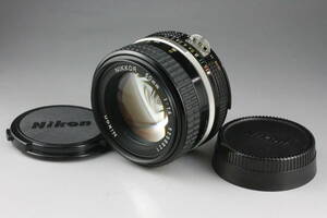 実写テスト済み Nikon ニコン Ai-s NIKKOR 50mm F1.4 純正キャップ付き 単焦点 標準レンズ #146