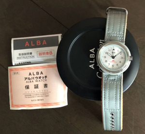 SEIKO オービタックス ALBA 日本製 ツナ缶 TUNA 風 ORVITAX グレー デザイン 時計 好きに