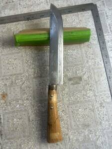 剣鉈　鉈 ナタ なた シースナイフ 在銘　刃渡り25cm 現状中古品
