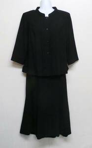 【12445】　冠婚葬祭　 LUNE　SOIR：ソワール　/　大きいサイズ15　/　トップス＋スカート