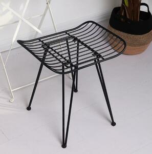 ブラック 椅子 チェア スツール グレージュアイアン サイドテーブル ディスプレイ シンプル カフェ リビング ダイニング 寝室 腰掛
