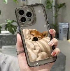 iPhone　iPhon15　アイフォン　スマホケース　犬　柴犬　癒し系