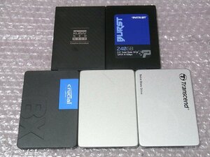 B39303 O-04392 2.5インチ SSD 240GB 5個セット 判定正常