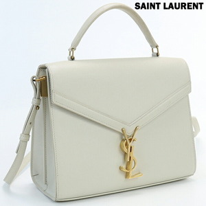 中古 サンローラン ハンドバッグ レディース ブランド SAINT LAURENT カサンドラ トップハンドル ミディアム カーフ 578000