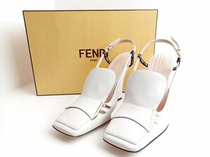 超美品 FENDI(フェンディ) パンプス ヒール ホワイト 37 1/2