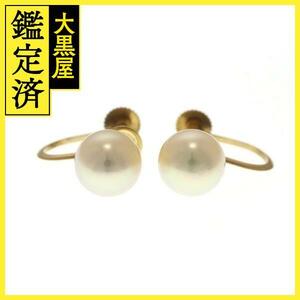 JEWELRY ノンブランド ジュエリー パール イヤリング K18 イエローゴールド 2.0g【473】