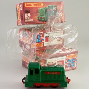 イギリス マッチボックス（matchbox） ディーゼル機関車 superfast COLLECT ALL 75 MODELS DISEL SHUNTER NEW24 1978 ４箱セット