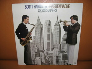 【輸入盤美品LP】SCOTT HAMILTON-WARREN VACHE/SKYSCRAPERS